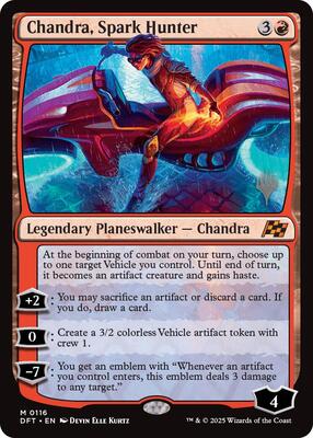 Chandra, Spark Hunter card from Promo Pack: Aetherdrift