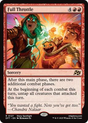 Full Throttle card from Promo Pack: Aetherdrift