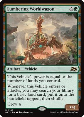 Lumbering Worldwagon card from Promo Pack: Aetherdrift
