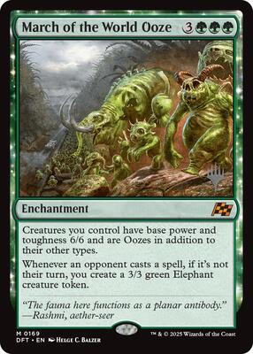March of the World Ooze card from Promo Pack: Aetherdrift