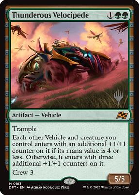 Thunderous Velocipede card from Promo Pack: Aetherdrift