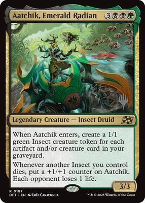 Aatchik, Emerald Radian card from Promo Pack: Aetherdrift