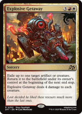 Explosive Getaway card from Promo Pack: Aetherdrift