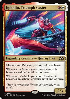 Kolodin, Triumph Caster card from Promo Pack: Aetherdrift