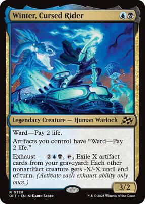 Winter, Cursed Rider card from Promo Pack: Aetherdrift