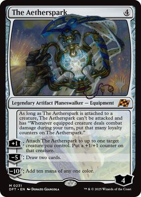 The Aetherspark card from Promo Pack: Aetherdrift