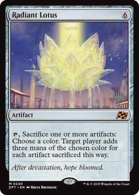 Radiant Lotus card from Promo Pack: Aetherdrift
