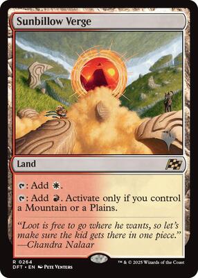 Sunbillow Verge card from Promo Pack: Aetherdrift