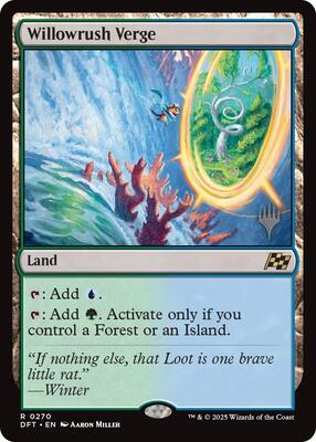 Willowrush Verge card from Promo Pack: Aetherdrift