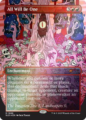 All Will Be One (Rainbow Foil) card from Secret Lair Drop Series