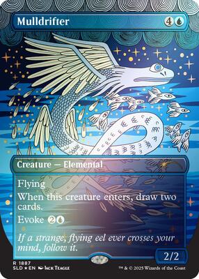 Mulldrifter (Rainbow Foil) card from Secret Lair Drop Series