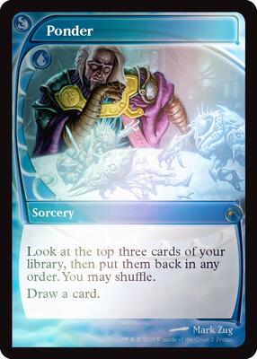 Ponder (Future Sight) card from MagicFest Cards