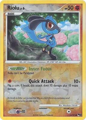 Riolu (Cracked Ice Holo) card from Miscellaneous Cards & Products