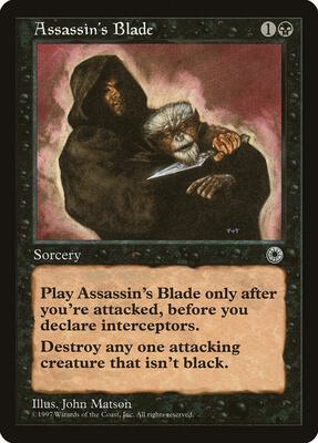 Assassin's Blade card from Portal