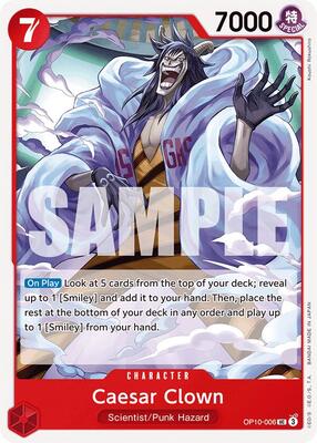 Caesar Clown (006) card from Royal Blood
