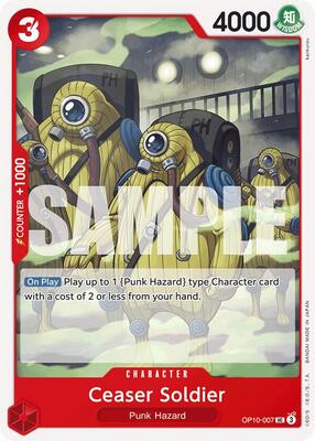 Ceaser Soldier card from Royal Blood