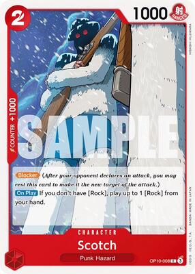Scotch card from Royal Blood