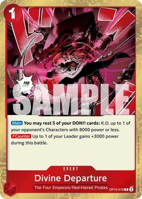 Divine Departure card from Royal Blood
