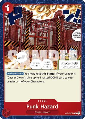 Punk Hazard card from Royal Blood