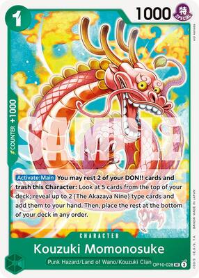 Kouzuki Momonosuke (028) card from Royal Blood
