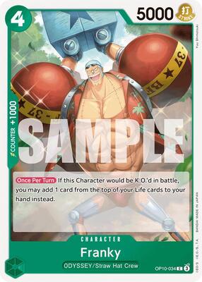 Franky (034) card from Royal Blood