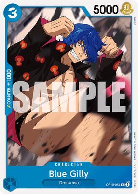 Blue Gilly card from Royal Blood