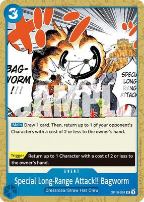 Special Long-Range Attack!! Bagworm card from Royal Blood