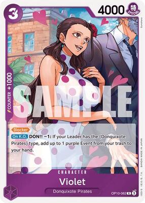 Violet card from Royal Blood