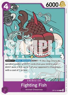 Fighting Fish card from Royal Blood