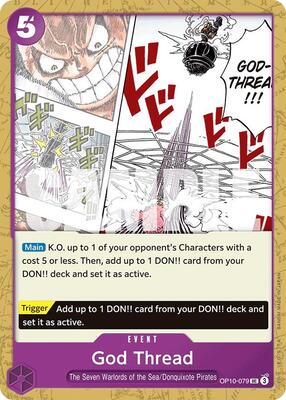 God Thread card from Royal Blood