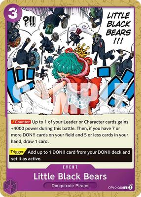 Little Black Bears card from Royal Blood