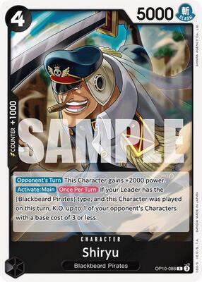 Shiryu card from Royal Blood