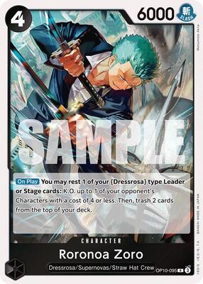 Roronoa Zoro (095) card from Royal Blood