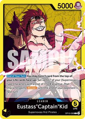 Eustass"Captain"Kid (099) card from Royal Blood