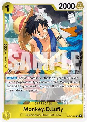 Monkey.D.Luffy (111) card from Royal Blood