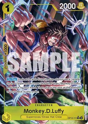 Monkey.D.Luffy (111) (Parallel) card from Royal Blood