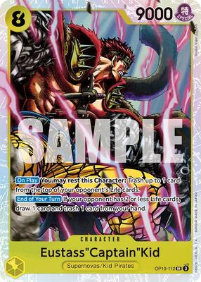 Eustass"Captain"Kid (112) card from Royal Blood