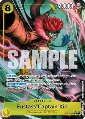 Eustass"Captain"Kid (112) (Parallel) card from Royal Blood