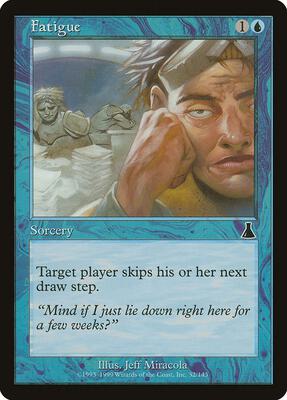 Fatigue card from Urza's Destiny