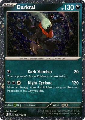 Darkrai (Cosmos Holo) card from Miscellaneous Cards & Products