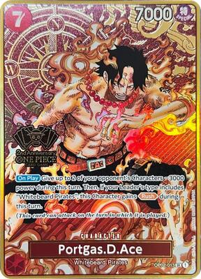 Portgas.D.Ace (One Piece Japanese Version 2nd Anniversary Set) card from One Piece Promotion Cards