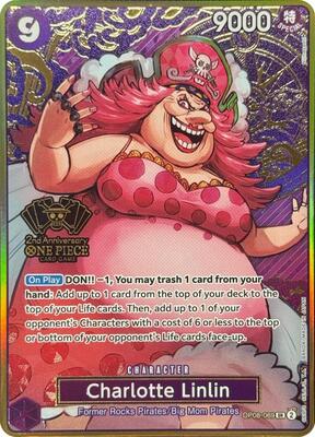 Charlotte Linlin (One Piece Japanese Version 2nd Anniversary Set) card from One Piece Promotion Cards