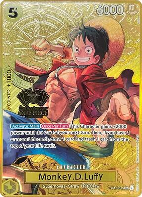 Monkey.D.Luffy (One Piece Japanese Version 2nd Anniversary Set) card from One Piece Promotion Cards