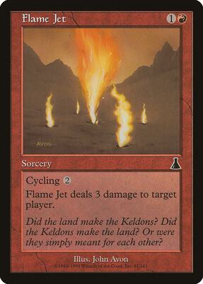 Flame Jet card from Urza's Destiny