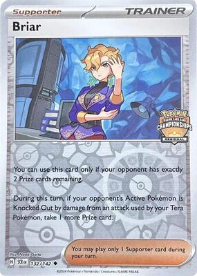 Briar - 132/142 (Regional Championship) card from League & Championship Cards