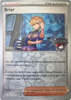 Briar - 132/142 (Regional Championship) [Staff] card from League & Championship Cards