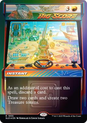 Big Score (1955) (Rainbow Foil) card from Secret Lair Drop Series