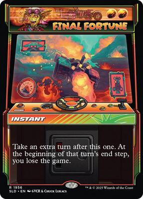 Final Fortune card from Secret Lair Drop Series