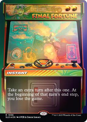 Final Fortune (Rainbow Foil) card from Secret Lair Drop Series