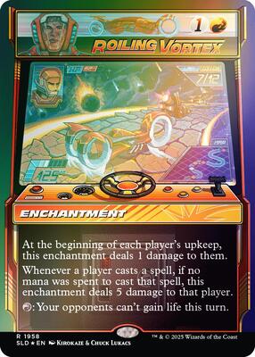 Roiling Vortex (Rainbow Foil) card from Secret Lair Drop Series